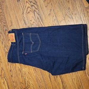 Levi's Dark Blue Jean Shorts Waist 50